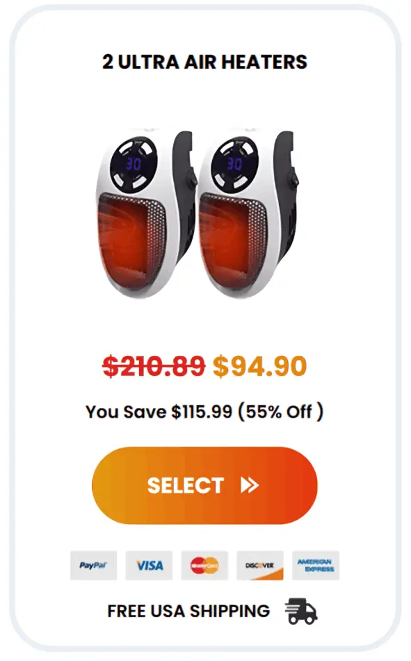 Ultra Air Heater best price